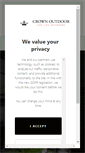 Mobile Screenshot of crown-outdoor.co.uk